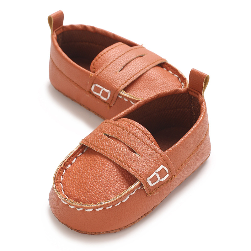 Fashion Infant Casual Shoes for Baby Boys Loafers Newborn Footwear Toddler Girls Soft Bottom Leather cutefeet Shoes 0-18 Months