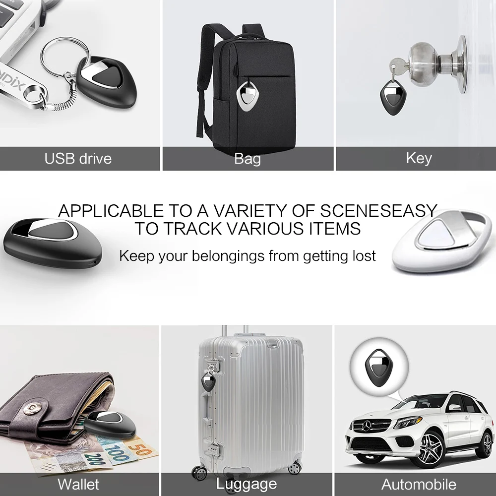 STONEGO Finder Security SmartTrack Link Smart Tag With Apple Find My Key Bluetooth GPS Tracker For Earbud Luggage MFi Finder IOS