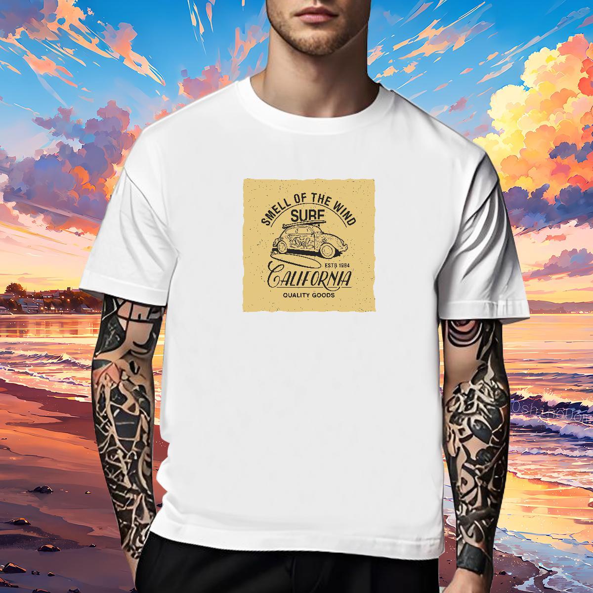 High Quality T-Shirts 230g Pure Cotton car Street Wear Anime Breathable Soft Men Tshirts Casual New Clothings