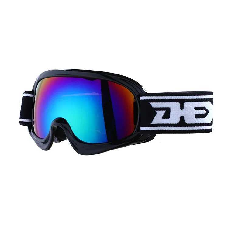 Fashion winter sports anti UV400 anti fog lens ski racing glasses customized childrens ski goggles CL241010