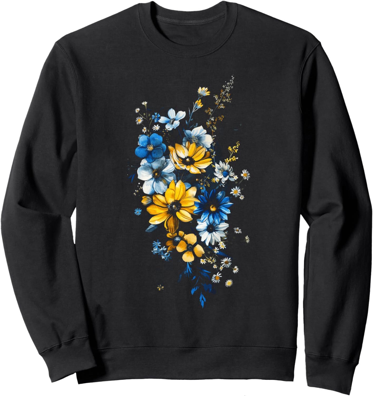 Long Sleeve Shirts for Men sweatshirt Flower Bouquet Nature Illustration for Women and Men SweatshirtTee Streetwear Casual tops clothes