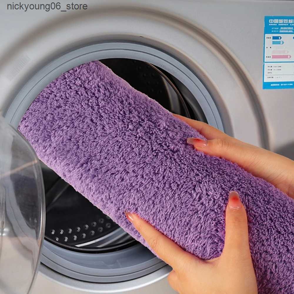 Non-Slip Bath Mats Soft Floor Mats solid color Simple Bath Rugs Home Entrance Carpet Bedroom Toilet Bathroom Door Absorbent Non-Slip Foot Pad L240910