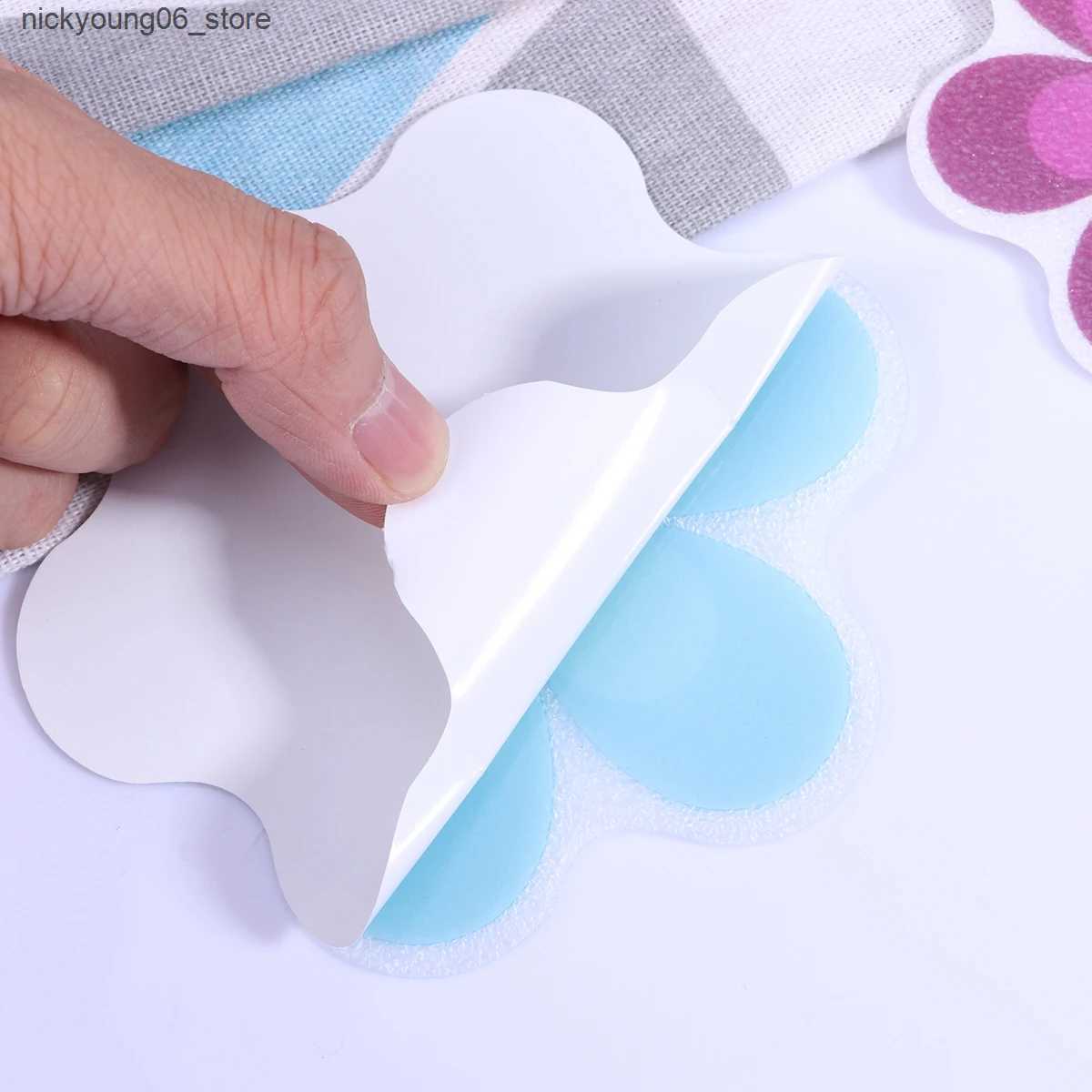 Non-Slip Bath Mats 10pcs Anti Slip Bathtub Stickers Colorful Flower Self-Adhesive Non Slip Bathtub Mat Bathtub Anti Slip Stickers Bath Tub Bathroom L2