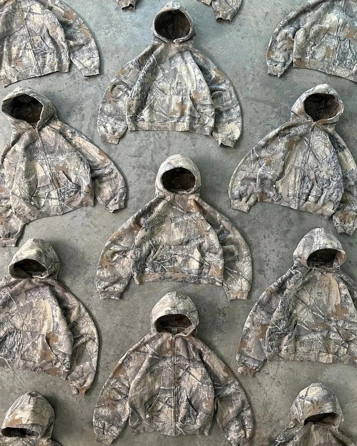 Streetwear Hoodies Y2k Clothes Men Women Harajuku Hip Hop Retro Camo Graphic Oversized Hoodie Sweatshirt Pullover Hoodie Jacket 241010