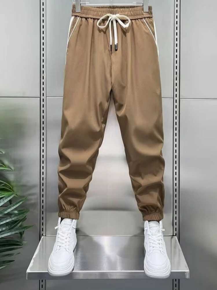 Large size mens summer pants mens sports mens tailoring mens Trouser Korean popular clothing jogging sportswear gym runners running goods W241009