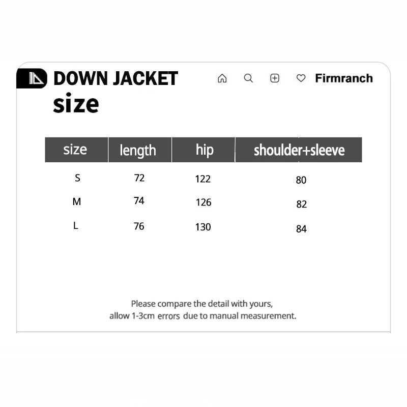 Men's Down Parkas Firmranch New Star Moon Metal Buckle Black Hooded Puffer Jackets For Men Women Strtwear Full Zip Up Down Coat Winter Parkas Y24