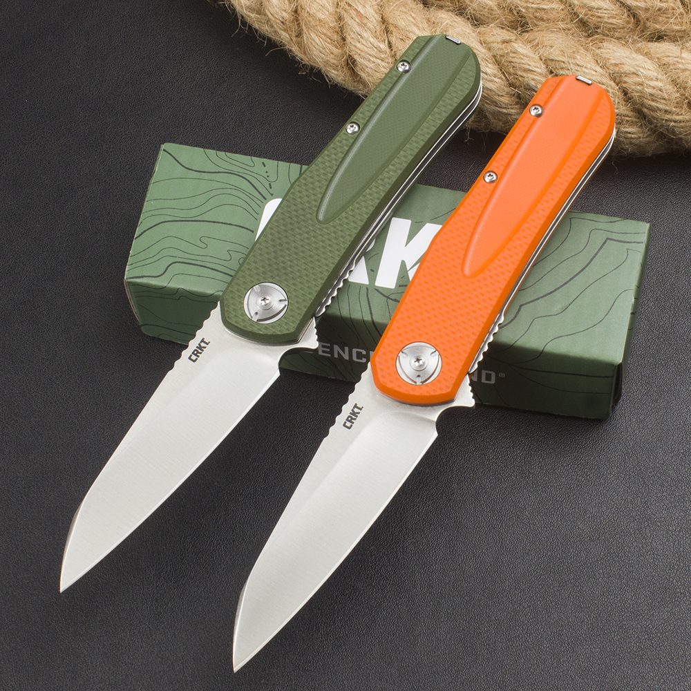 H6535 Flipper Folding Knife 8Cr13mov Satin Tanto Blade G10 With Steel Sheet Handle Outdoor Ball Bearing Camping Hiking Fishing EDC Pocket Knives