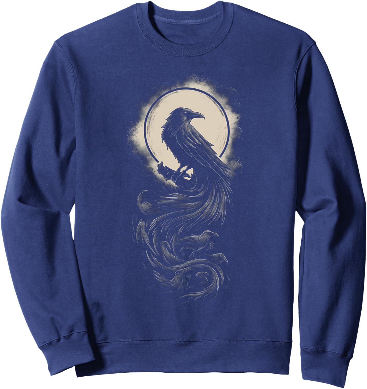Long Sleeve Shirts for Men sweatshirt Raven Bird Cool Birdwatching Birder Bird Design Sweatshirt T shirt Tee Streetwear Casual tops clothes