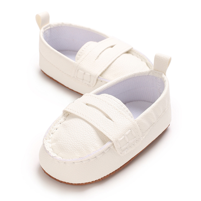 Fashion Infant Casual Shoes for Baby Boys Loafers Newborn Footwear Toddler Girls Soft Bottom Leather cutefeet Shoes 0-18 Months