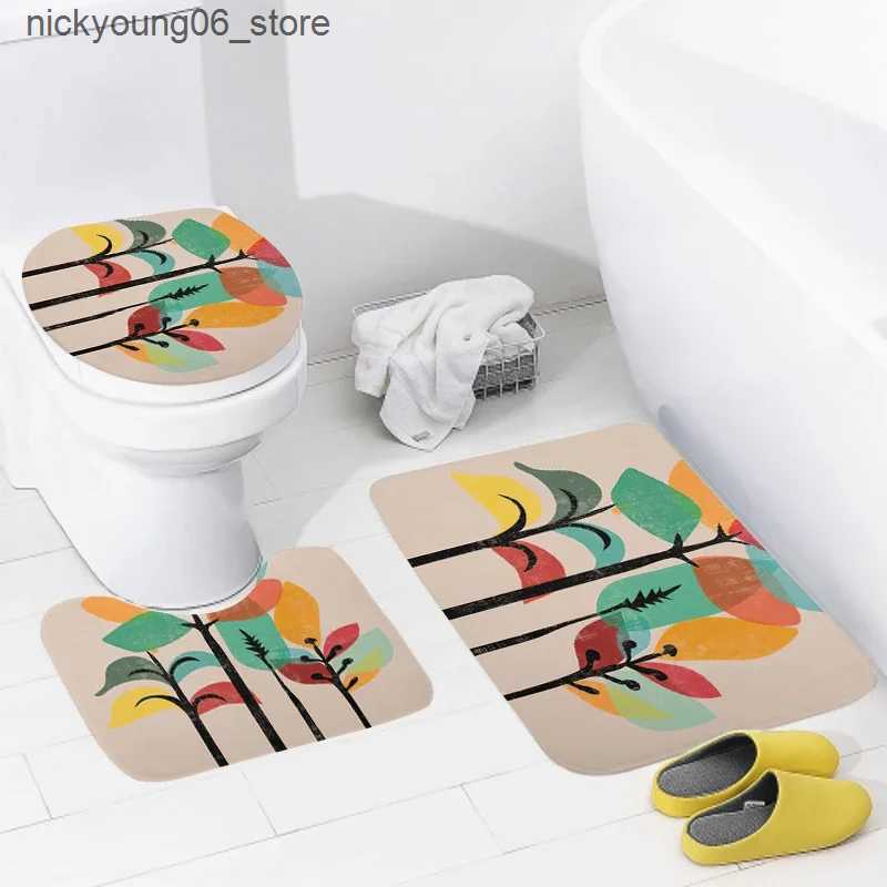 Non-Slip Bath Mats home bathroom floor mats Anime animal style Bath Foot mat modern bathroom accessories rug Toilet mat Bathtub anti-slip carpet L2409