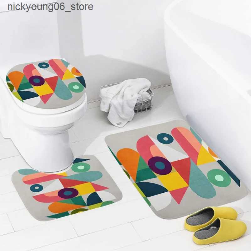 Non-Slip Bath Mats home bathroom floor mats Anime animal style Bath Foot mat modern bathroom accessories rug Toilet mat Bathtub anti-slip carpet L2409