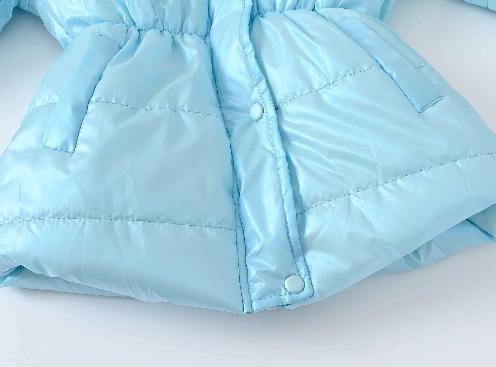 Down Coat Stay warm and look fashionable Girls hot hooded jacket with down replacement pad for winter H241010
