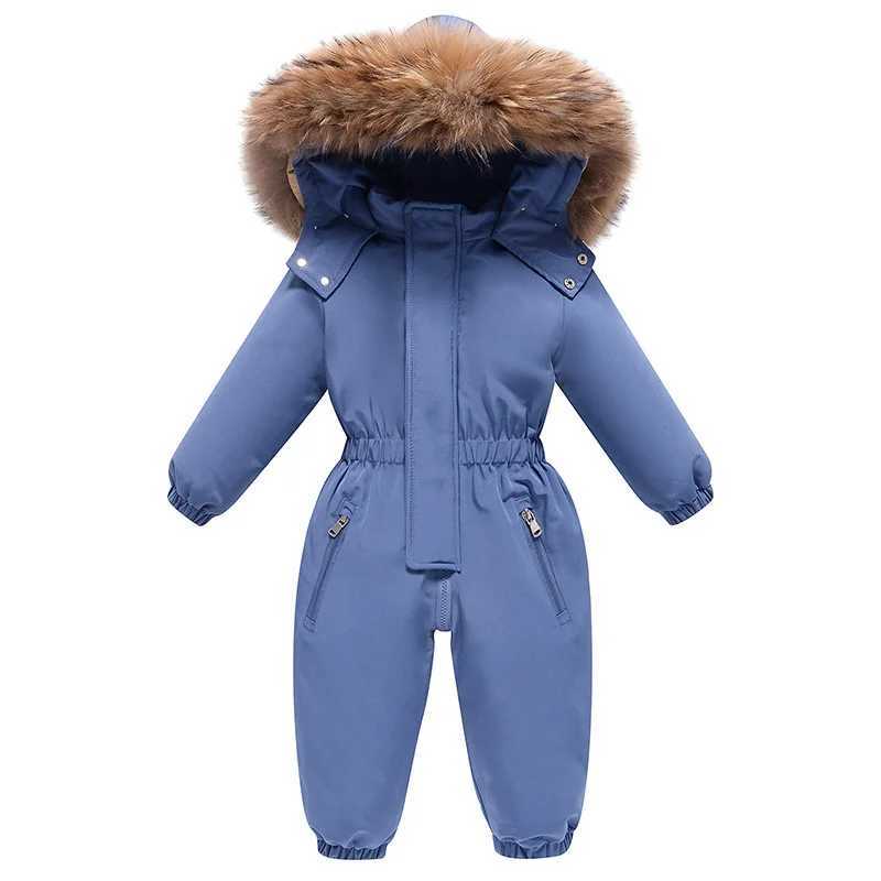 Down Coat Winter Baby Clothes Thick Warm Snowsuits toddler Boy Hooded down Jacket s Coats Outerwear overcoat -30 little girls clothing H241010