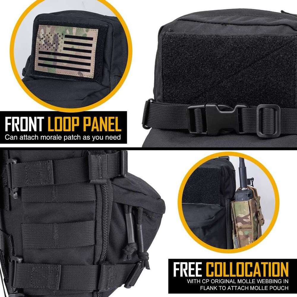 IDOGEAR Mini MOLLE Reservoir Bag Outdoor Water Bladder Carrier Pack for Tactical Vest Backpack