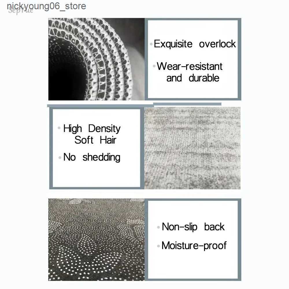 Non-Slip Bath Mats Kitchen Mat Carpet for Floor Home Entrance Doormat Bedroom Living Room Decor Bedside Rug Hallway Balcony Bathroom Anti-Slip Mat L24