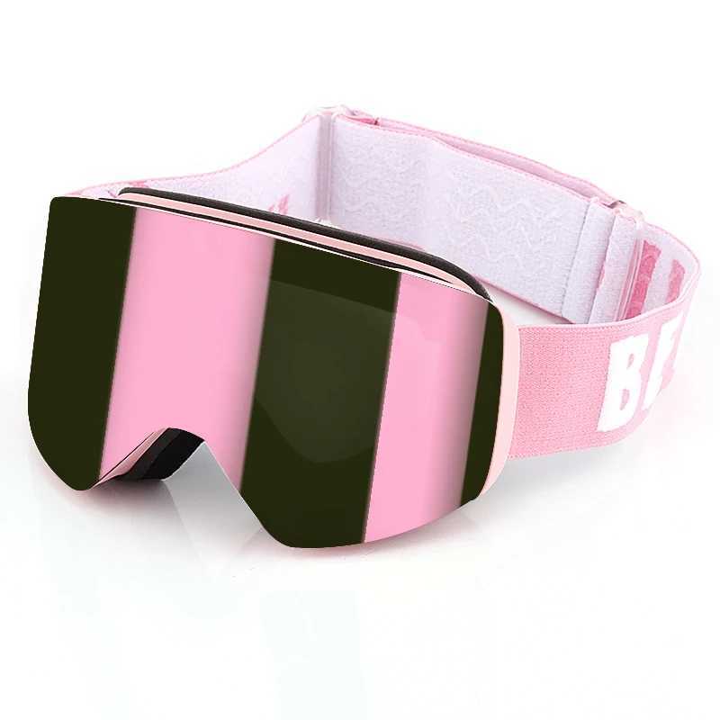 2022 new dual lens magnetic womens skiing goggles anti fog sports outdoor skiing goggles mens skiing goggles CL241010