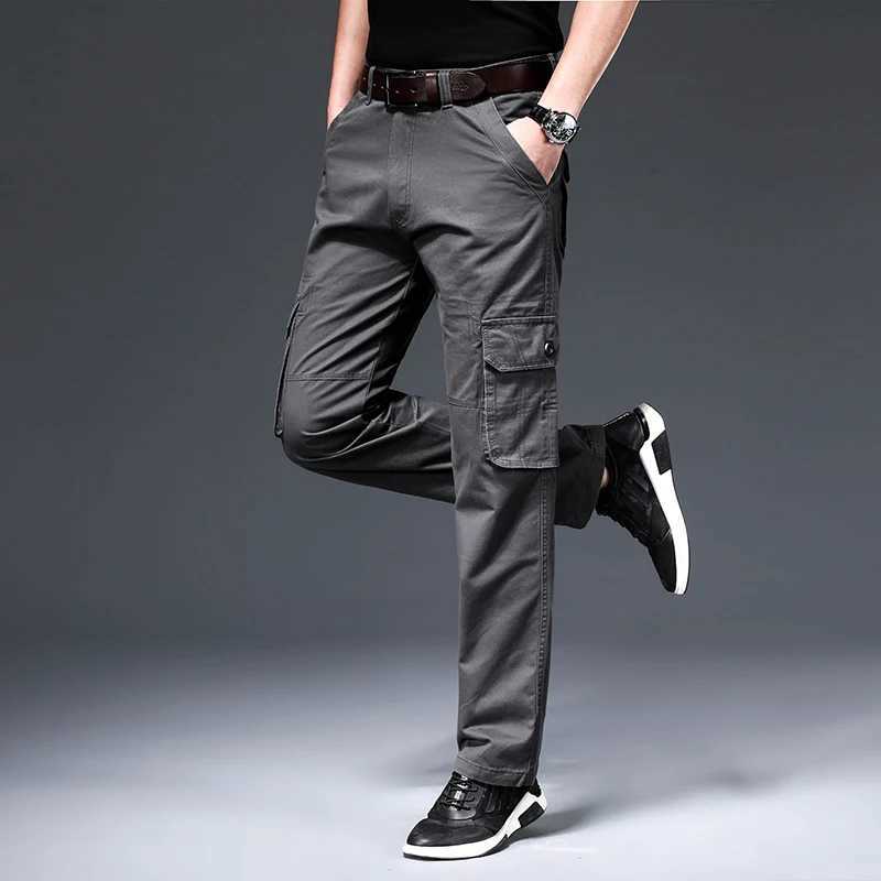 Spring mens cargo pants cotton workwear autumn new style climbing outdoor casual loose mens Pantalones Hombre W241009