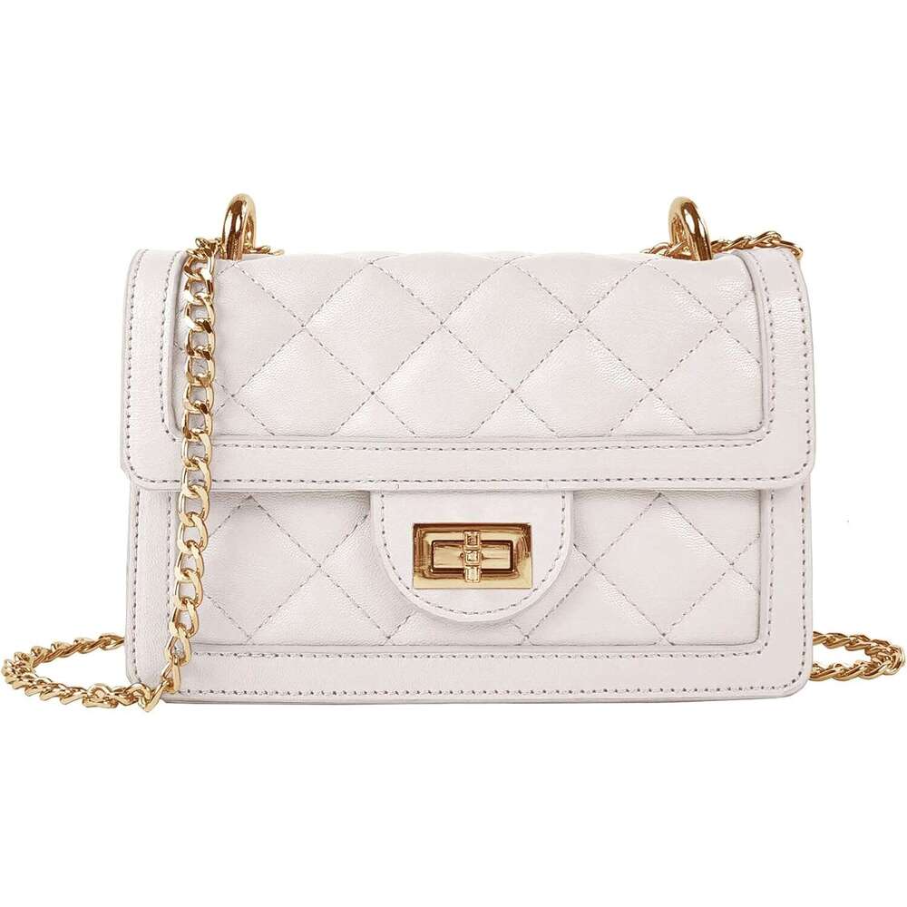 Small Quilted Crossbody Trendy Mini Shoulder Bag, Phone Wallet Purse for Women