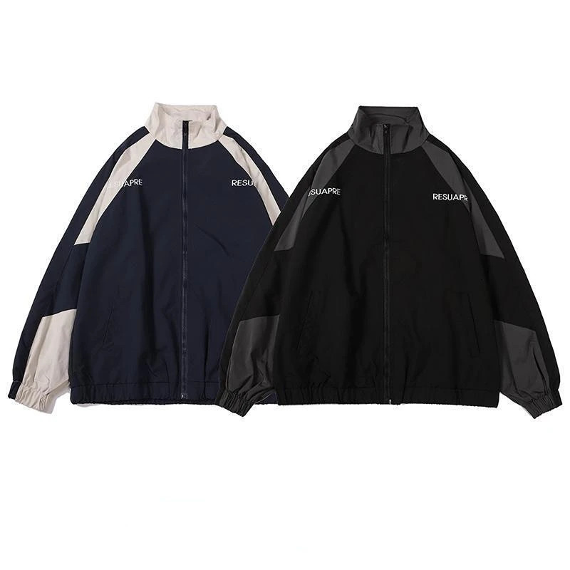 Deeptown Vintage Women Jackets Hip Hop Style Japanese Fashion Harajuku Patchwork Windbreak Streetwear Lightweight Female 241007Z