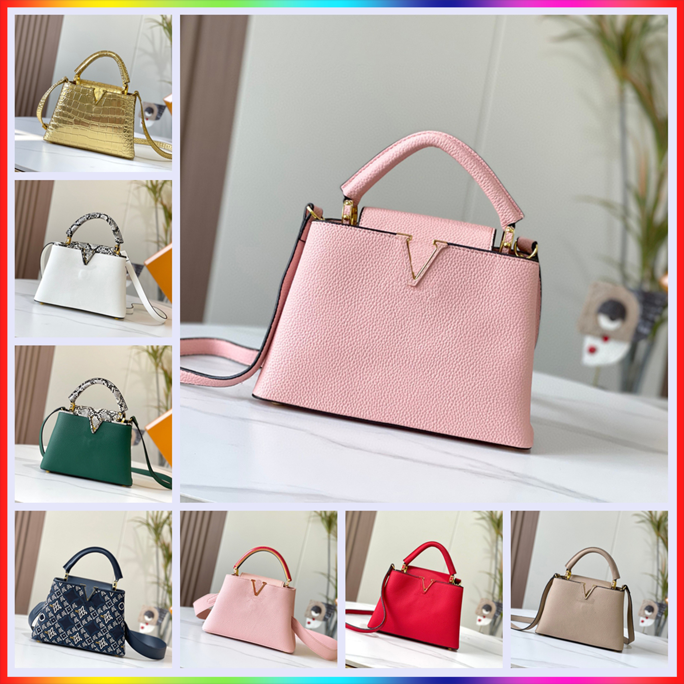5A 2025 High-quality Luxury Designer bag Capucines bag single shoulder handbag women's design crossbody bag hot selling women's handbag classic luxury women's bag