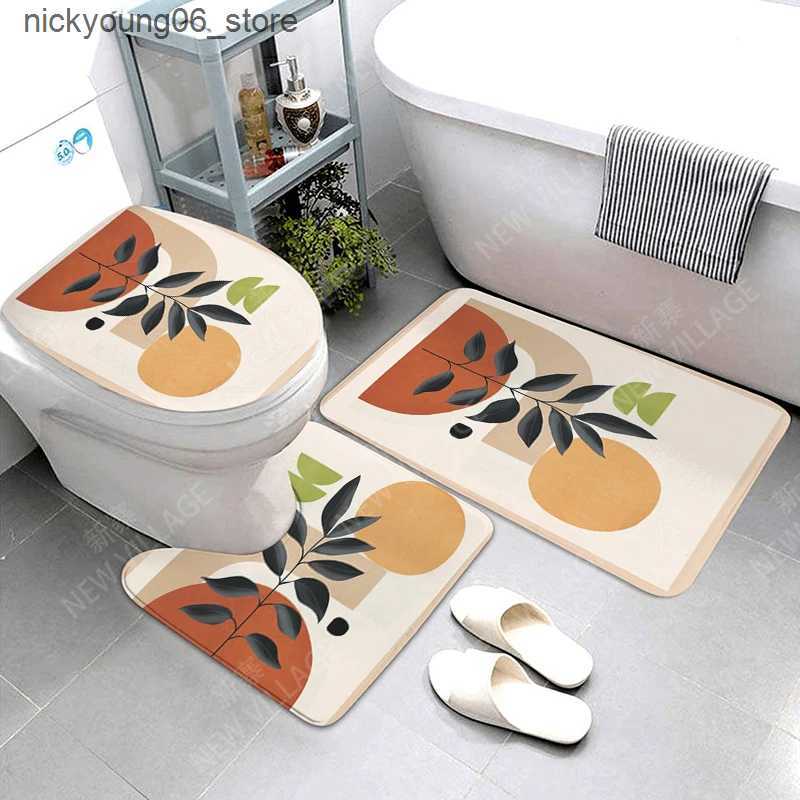 Non-Slip Bath Mats Anti-slip Bath Mat Bathroom Small Rug Shower Mat Decorative Absorbent Foot Mat Entrance Bathtub toilet rug Morandi Nordic Modern L2