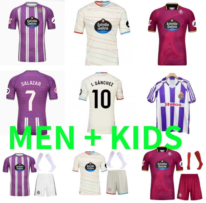 2024 2025 Real Valladolid HOME soccer jerseys 1984 Retro 24 25 CAMISETA AMALLAH MONCHU KOMBAT SERGIO LEON G.PLATA I.SANCHEZ MARCOS ANDRE football shirt Men Kids kit