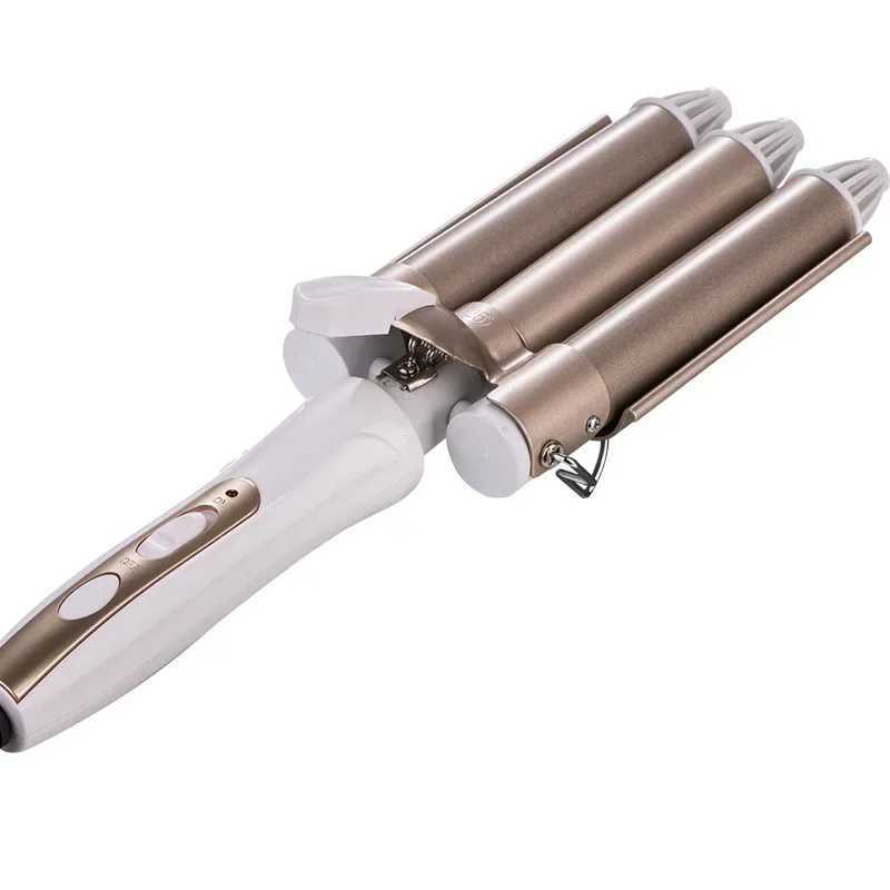 Triple Curling Iron Hair Curler Ceramic Waver Tongs Beach Wave Crimping Curlers Rollers MachineXJ241010