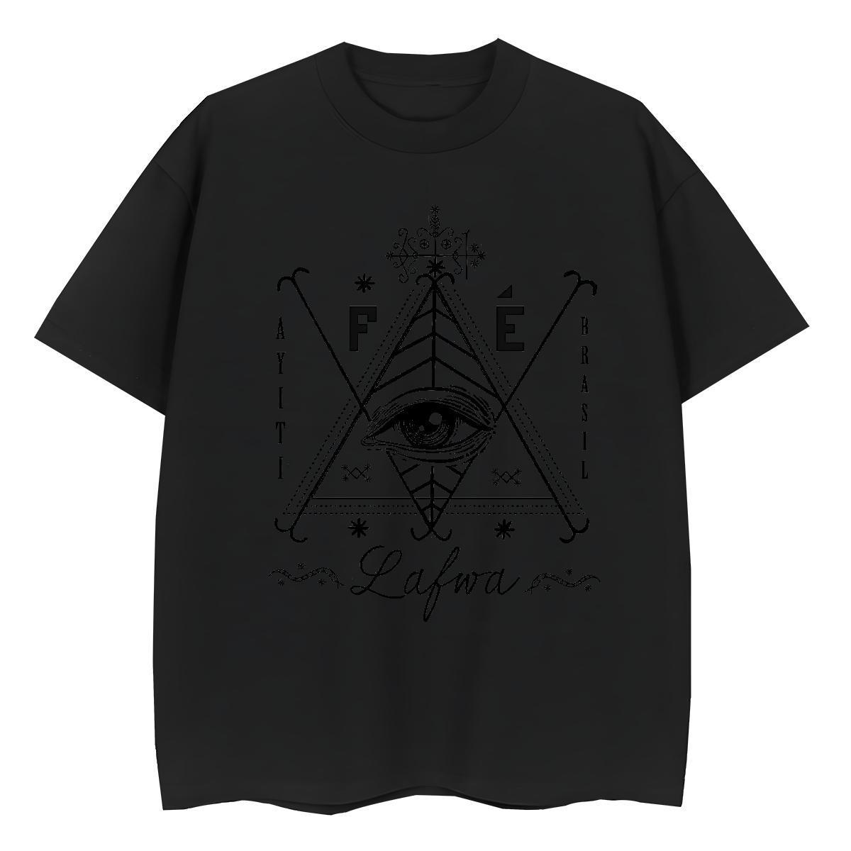 Custom T Shirt For Woman 100% Cotton 230g Comfortable Casual eye of the devil Women Tshirts Designer Nice DIY Anime Tops