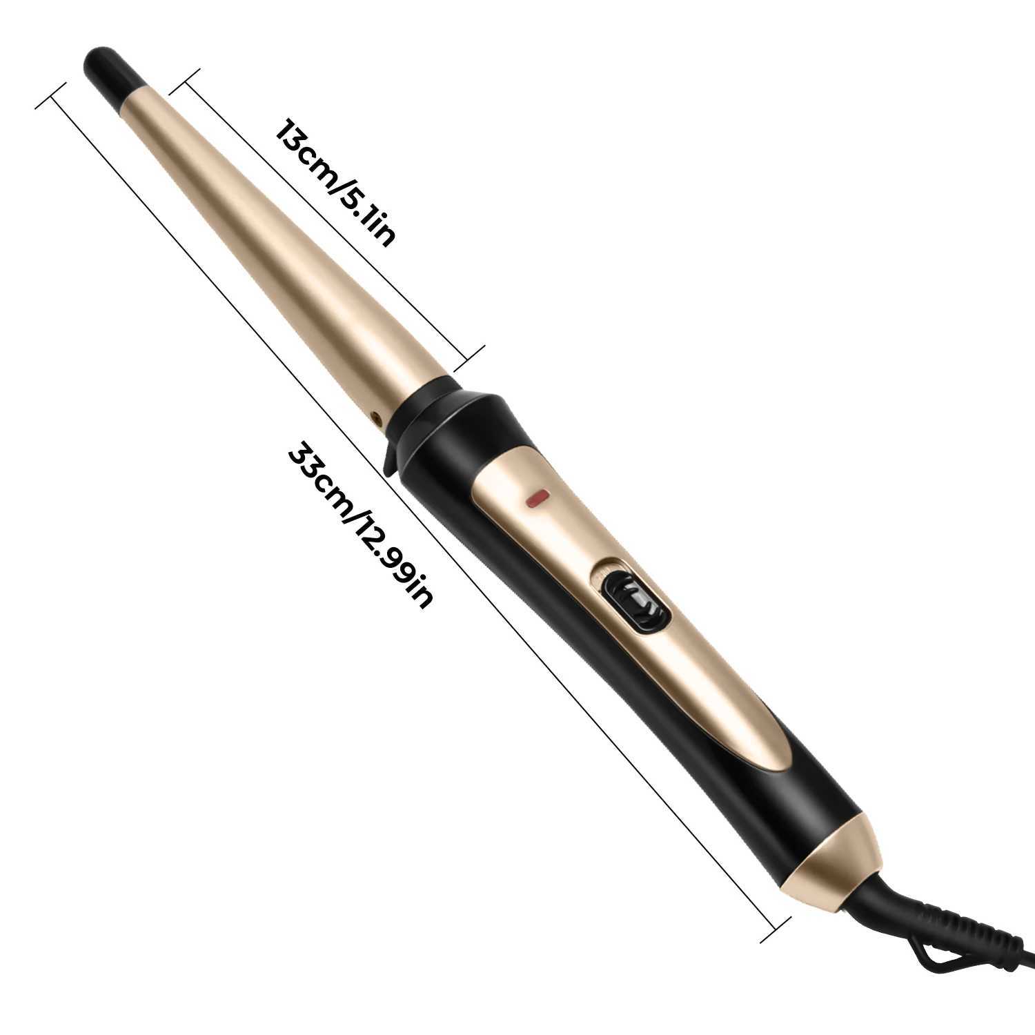 Professional Taper Curling Iron Hair Curlers Ceramic Taper Curler Cone Wand Rollers Curly Hair Care Styling ToolsXJ241010