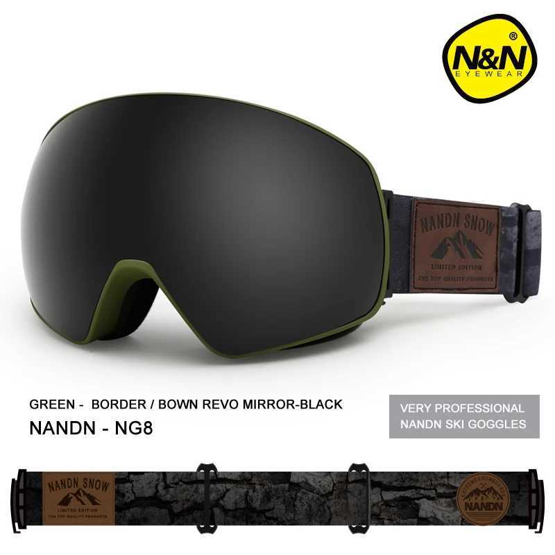 NANDN ski goggles double-layer UV400 anti fog large ski goggles mens ski goggles CL241010