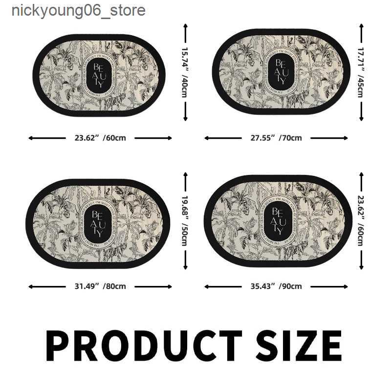 Non-Slip Bath Mats Luxury Bath Mat Foot Mats Anti Slip Bathroom Rug Super Absorbent Quick Dry Floor Mats Room Rugs Toilet Carpet Doormat Washable L240