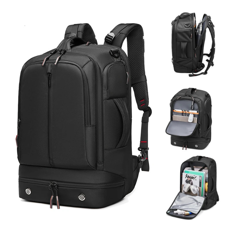 Mens backpack travel bag y outdoor hiking black laptop large capacity multifunctional sports waterproof handbag 241008
