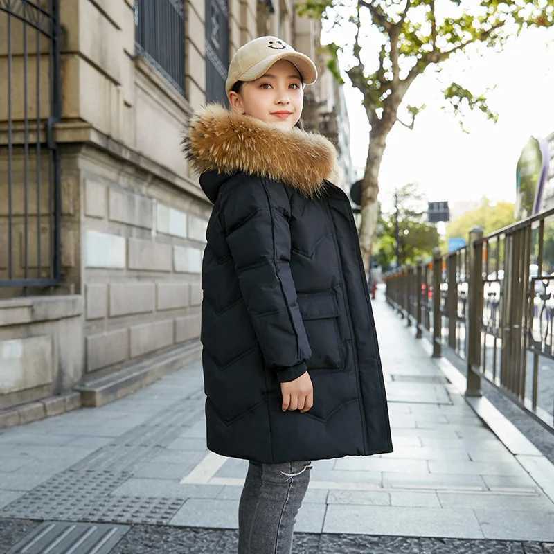 Down Coat 2024 Winter Down Jacket For Grils Waterproof Girls clothing Outerwear Coat Teenage 5-14 Years s Parka toddler girl Clothes H241010