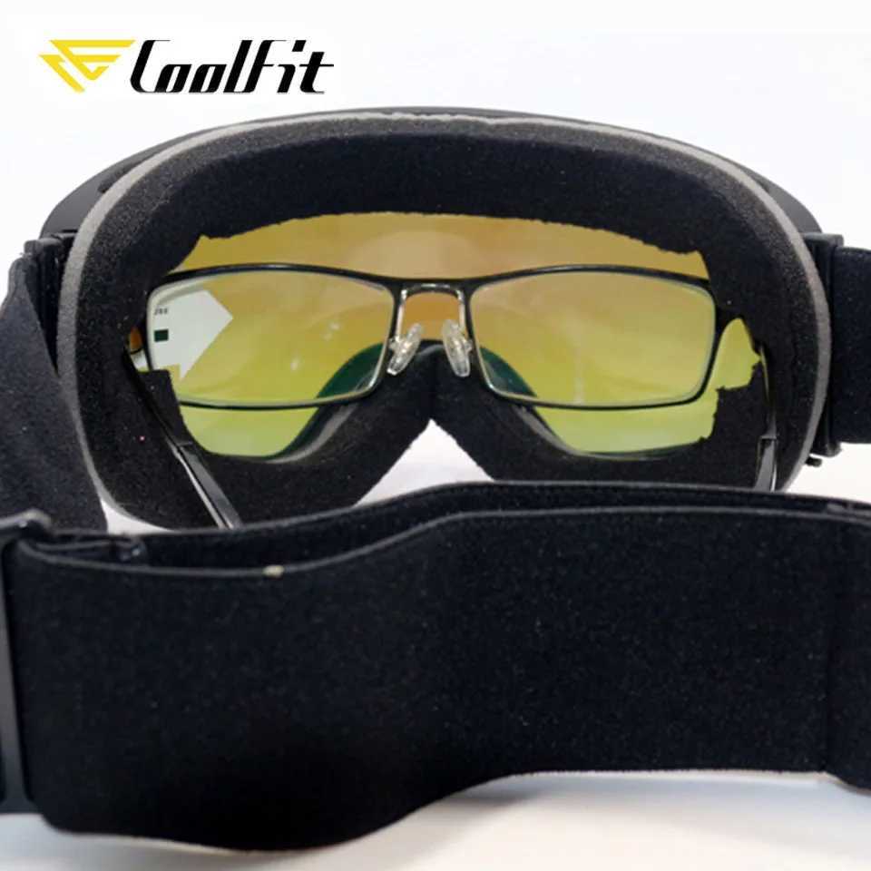Coolfit new double-layer anti fog skiing goggles skiing goggles skiing mobile phone glasses mens outdoor sports skiing Google CL241010