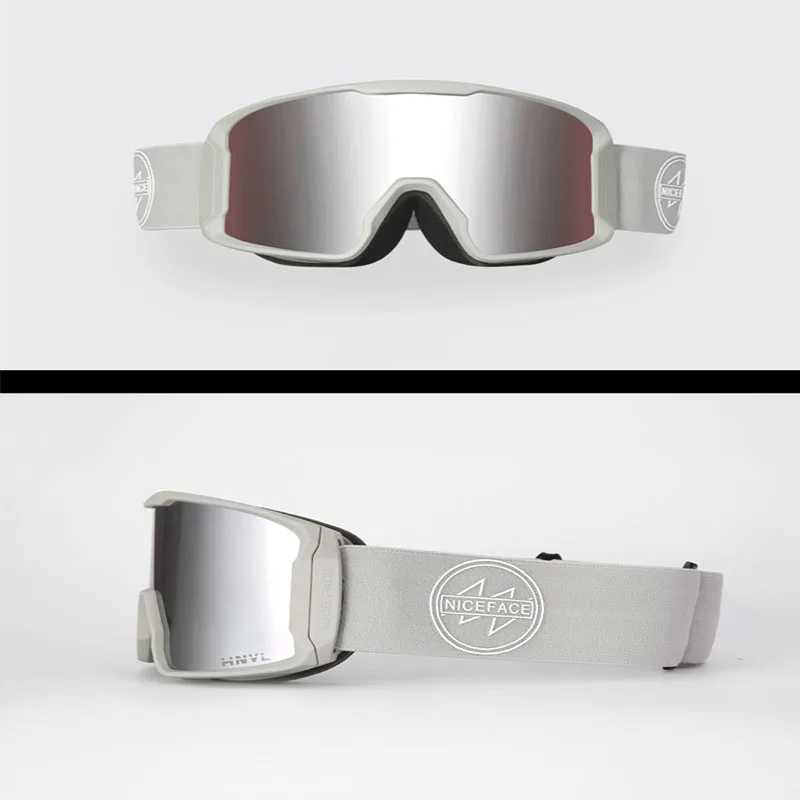 Mens new skiing glasses outdoor sports skis anti fog glasses winter bicycle installation double-layer goggles CL241010