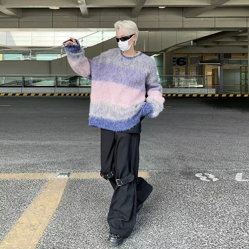 Board sweater mens O-neck pocket daily gentle temperature unisex fitness youth spring and autumn fashion casual 241007