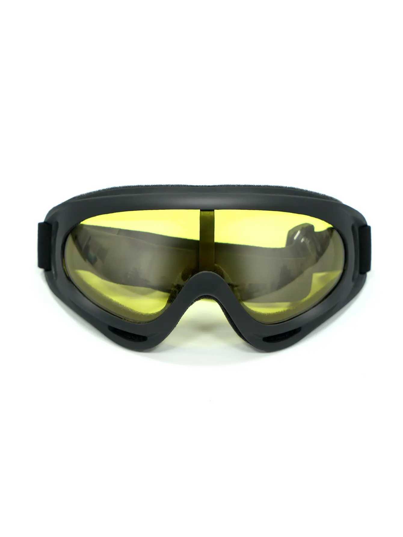 Bicycle and motorcycle sports goggles yellow lens Ues for night protection anti sand skiing goggles wholesale X400 1 piece CL241010