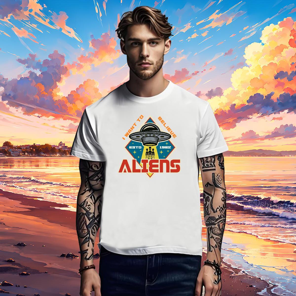 Brand Man T Shirts 230g Pure Cotton ET Street Custom Print Oversized Breathable Crew Neck Men Tees Customized Clothes