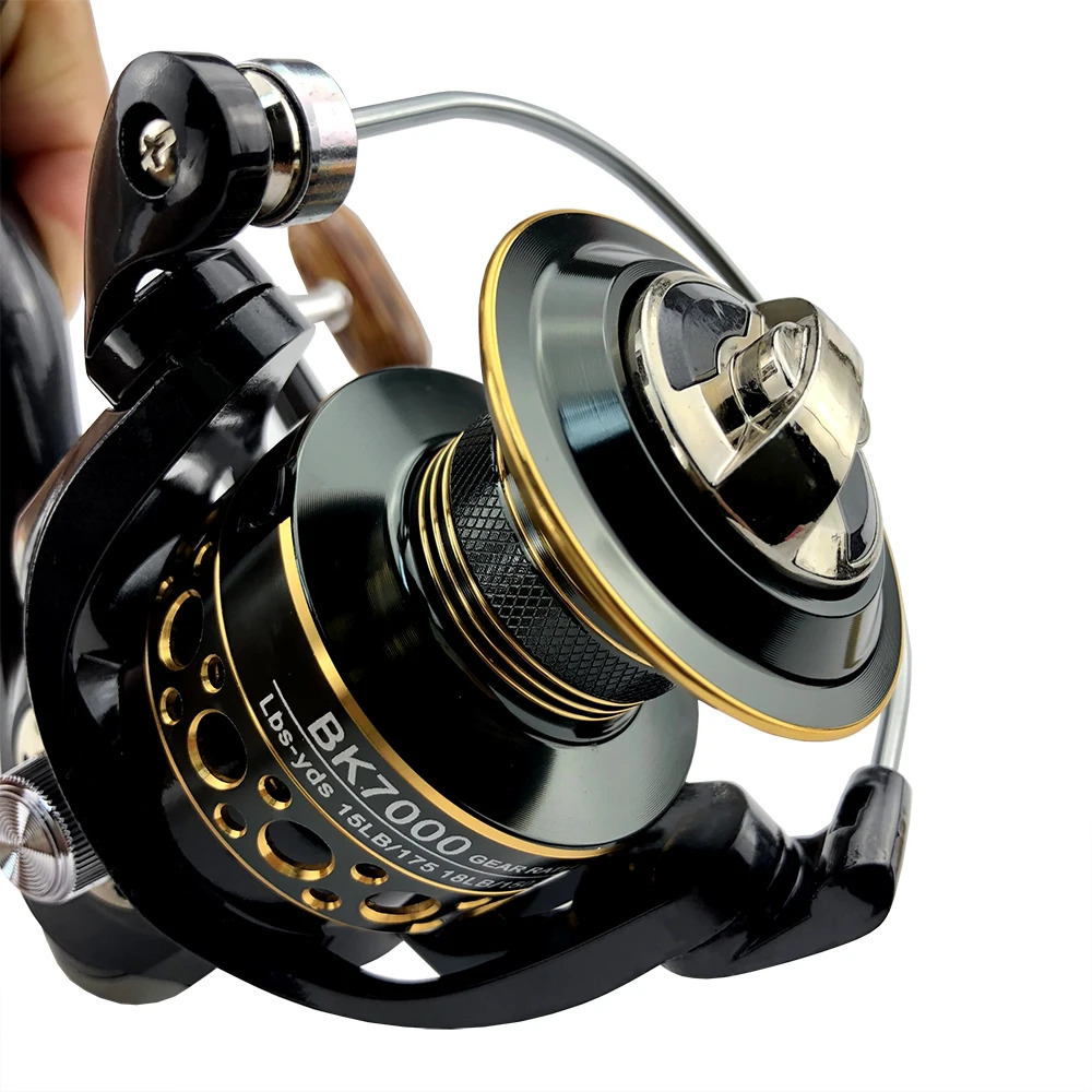 Spinning Reel 2000 - 7000 Ultralight Max Drag 12kg 5.2 14.7 1 Surfcasting Fishing Reel Spin Saltwater Jigging Reels 241010