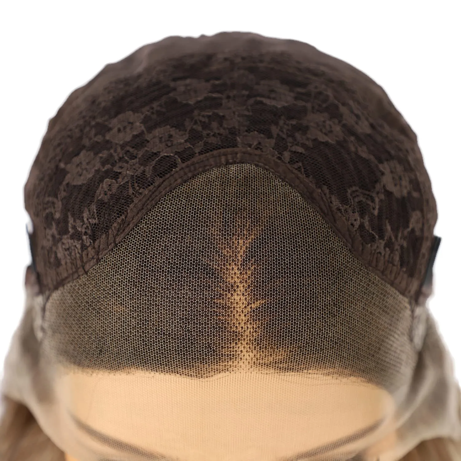 24-26inch European and American wig new Simulation human hair lace front wigs in large waves long curly hair African women's long hair wig set