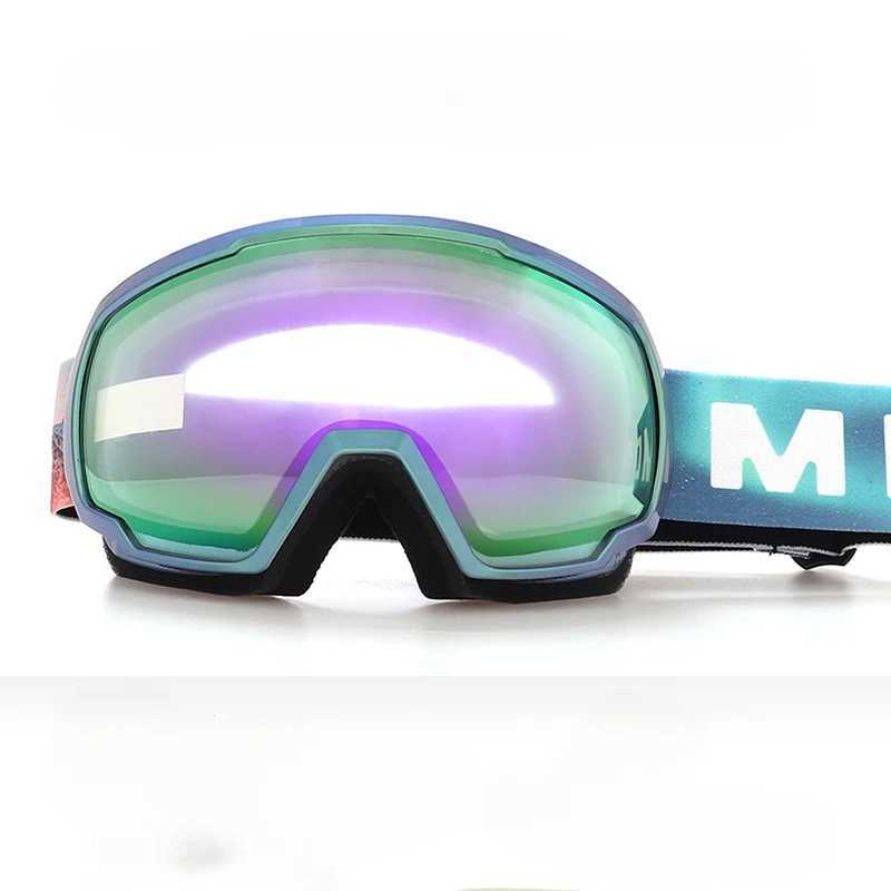 Ski goggles winter sports goggles with anti fog UV protection suitable for men women young women interchangeable lenses CL241010