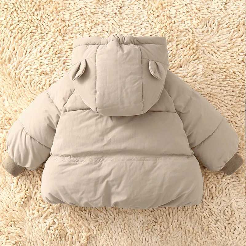 Down Coat Cold winter thick warm jacket childrens coat cotton coat plush thick coat suitable for Russian baby boys and girls cotton coat H241010