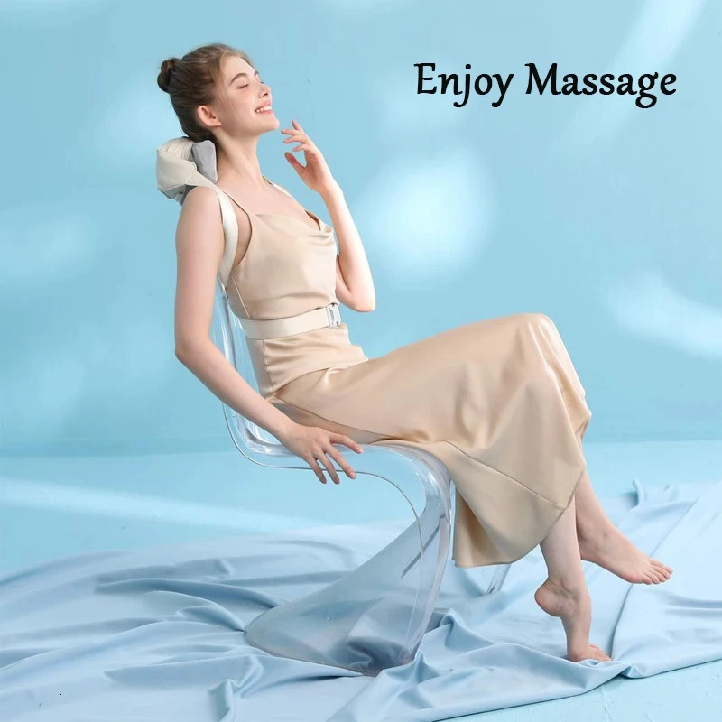 Wireless relaxation massager trapezoidal muscle relaxation deep finger pressure simulation hand pinching neck massager electric portable 241008