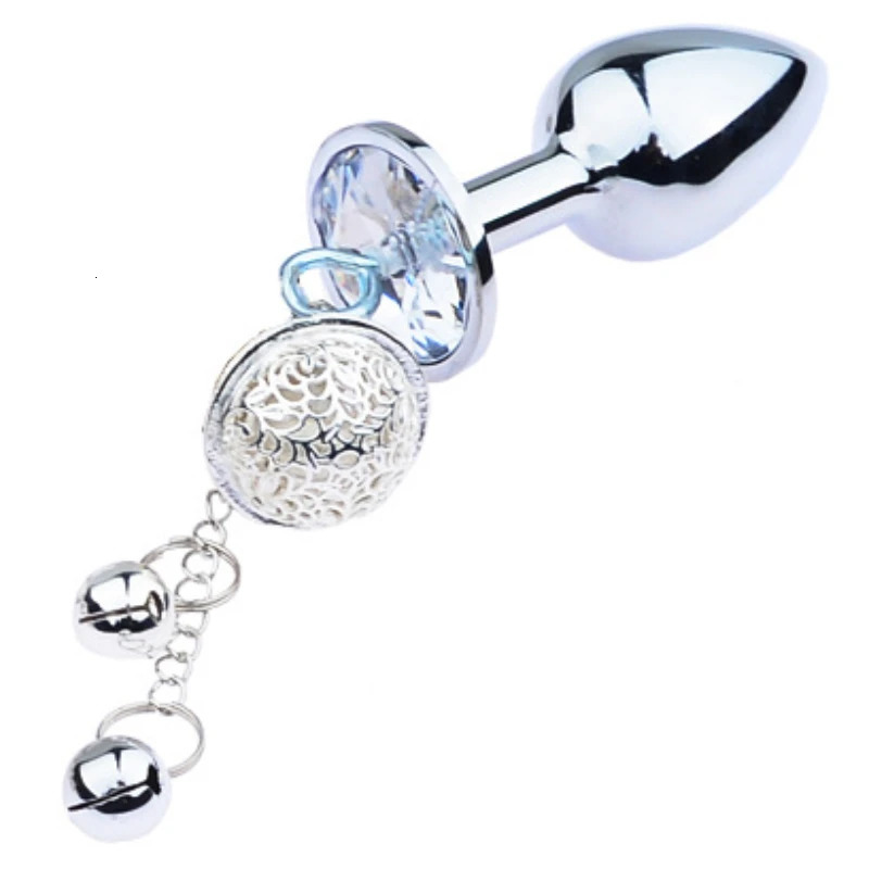 5 Sizes Stainless Steel Anal Plug Prostate Massager Butt Plug with Bell Nipple Clip Flirting Sex Toys for Couples Men Gay Women 241010