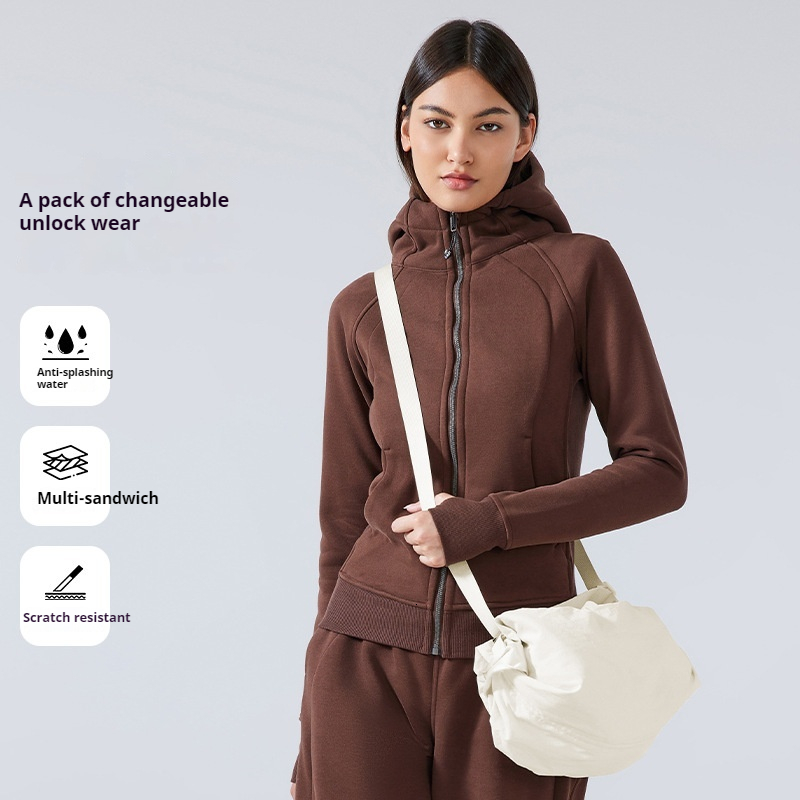 New Portable Fitness Multi functional Single Shoulder Handheld Chest Waterproof Sports Yoga Crossbody Bag for Women DAW038