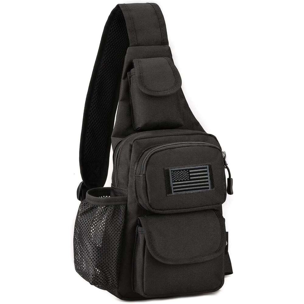 Tactical Sg Pack Military Molle Chest Crossbody Shoulder Bags with Patch