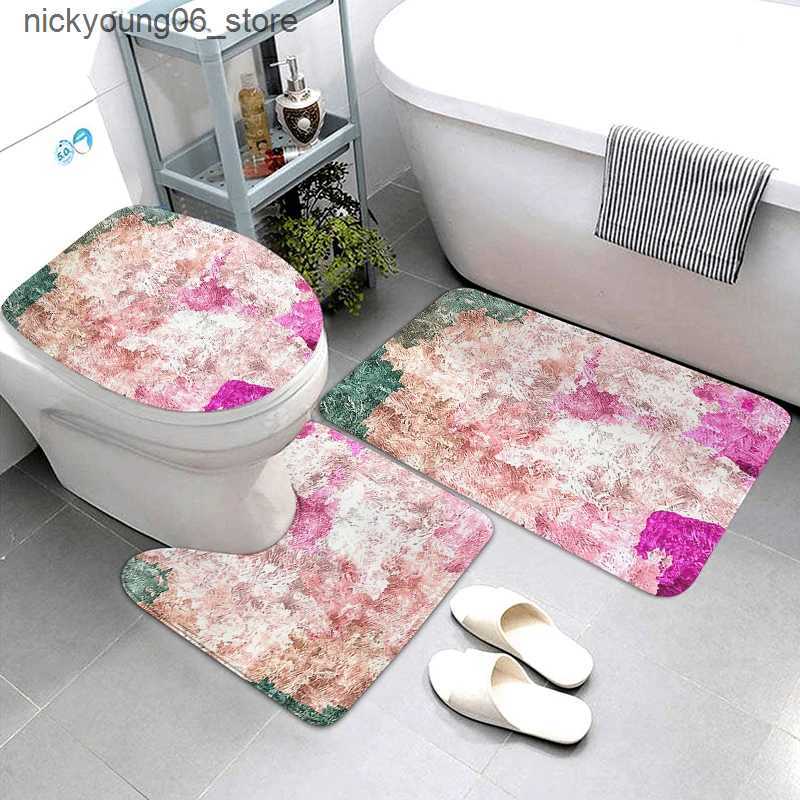 Non-Slip Bath Mats Green plants Mat Bathroom ins Rug Shower Mat Absorbent Foot Mat Entrance Door Mat Kitchen Mat room mat Bathtub toilet rug L240910