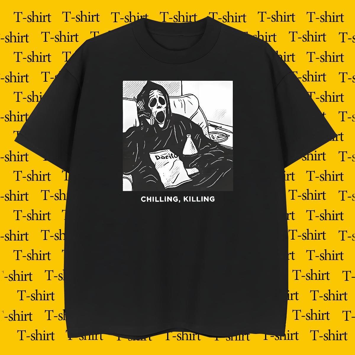 Free Shipping Mens T Shirts 230g 100% Cotton skull Summer Casual Cartoon Print O Neck Short Sleeves Men Tops Tees New Arrival Tshirts