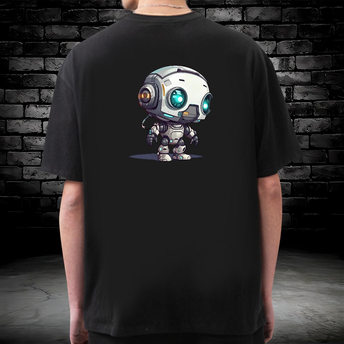 Unisex Men T Shirts 230g Pure Cotton ET Daily Wear Anime Breathable Short Sleeve Men Tops Tees Classic Casual Clothes