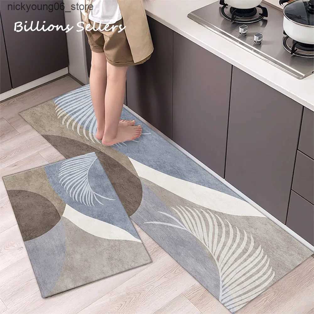 Non-Slip Bath Mats Kitchen Rug Durable Home Entrance Doormat High-end Kitchen Mats For Floor Waterproof House Hold Washable Non-slip Large Carpet L240